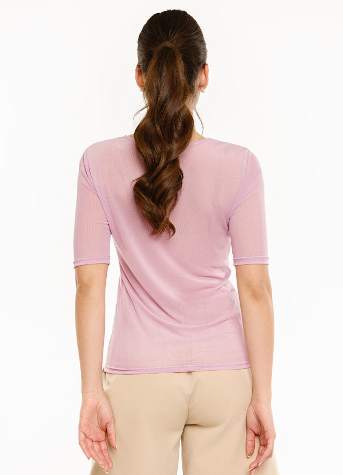Liberte - Mesh Ss Tshirt 22064 - Lavender