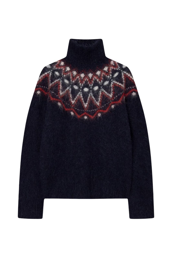 Twist & Tango - Champoluc Knitted Sweater 907066 - Navy Strikbluser 