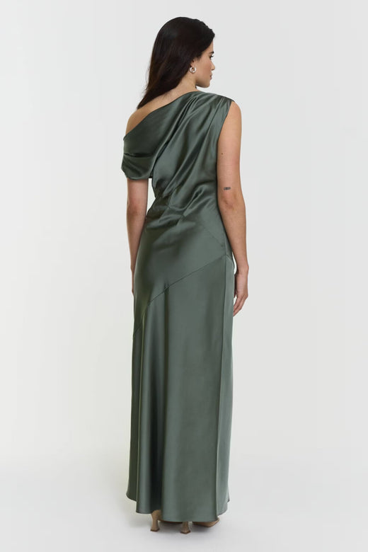 Twist & Tango - Ttvanessa Satin Dress - Agave Green Kjoler 
