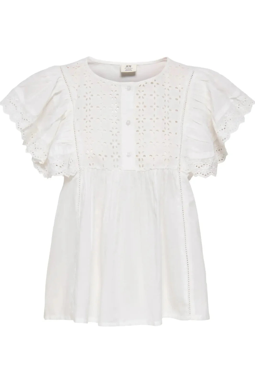 JDY - Jdysigga S/S Top - 5049071 Cloud Dancer