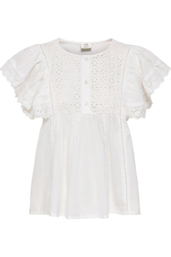 JDY - Jdysigga S/S Top - 5049071 Cloud Dancer
