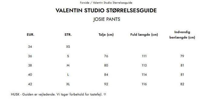 Valentin Studio - Josie Pants - Black Bukser 