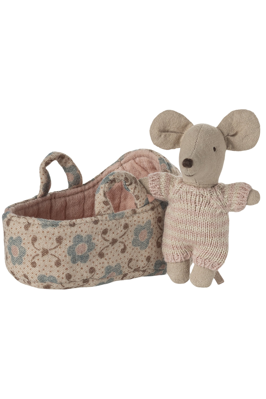 Maileg - Babymus I Babylift - Rosa - Baby Mouse