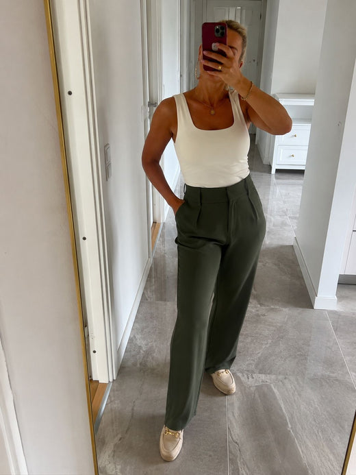 Valentin Studio - Pretty Pants Wide 163193 - 151 - Army Bukser 