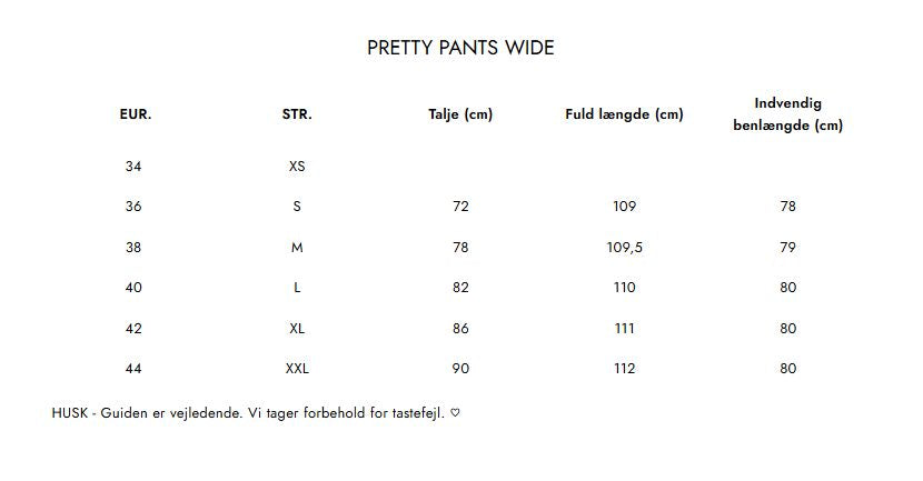 Valentin Studio - Pretty Pants Wide - Black Bukser 