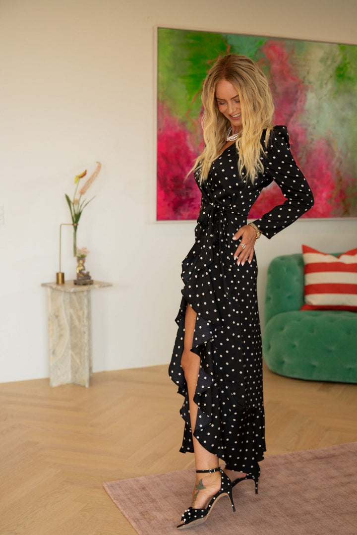 Valentin Studio - Senorita Dot Dress 167300 - 100 - Black Kjoler 