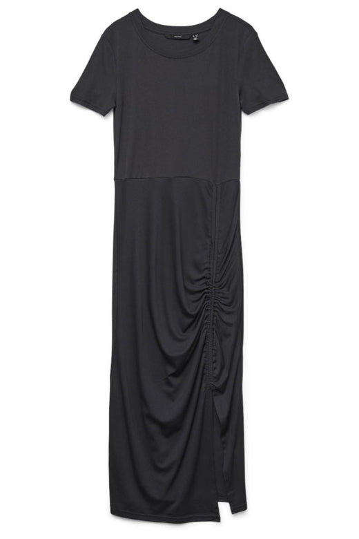 Vero Moda - Vmmedi Ss Calf Dress - 4709686 Obsidian