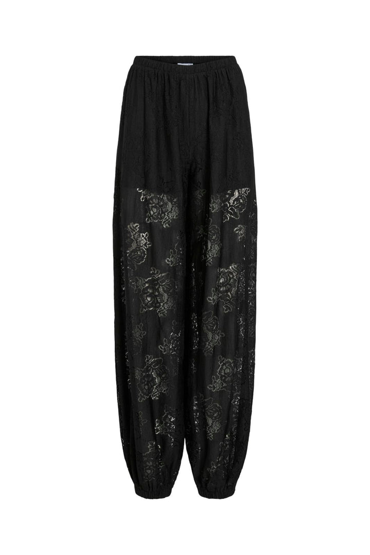 Vila - La Lace Balloon Pants - 5089022 Black