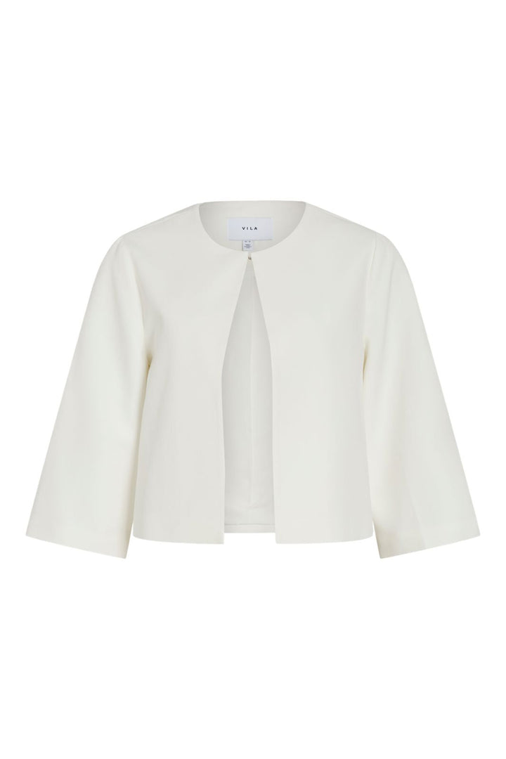 Vila - Vigery O-Neck 3/4 Bolero/Dc - 4950159 Cloud Dancer