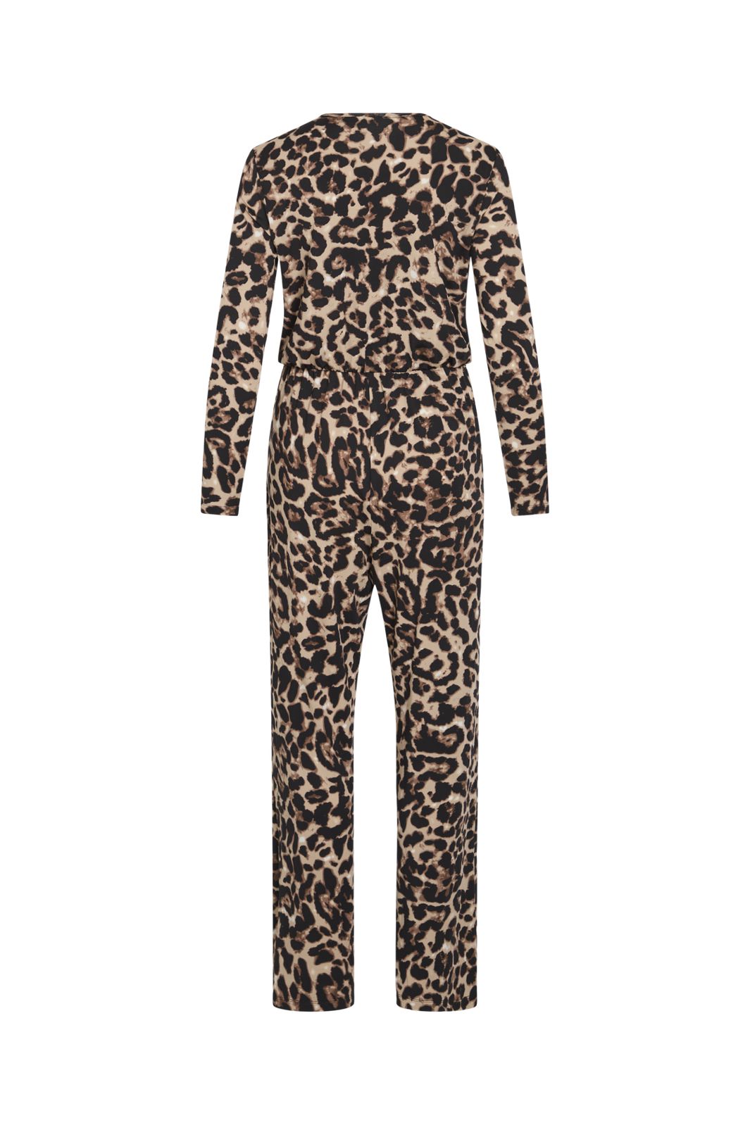 Vila - Vileoa L/S Jumpsuit - 4872607 Black Leo