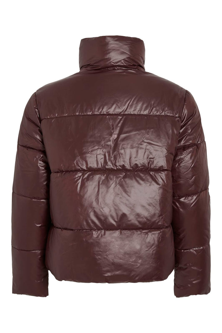 Vila - Vilidda L/S Shinny Puffer Short Jacket - 4897448 Fig