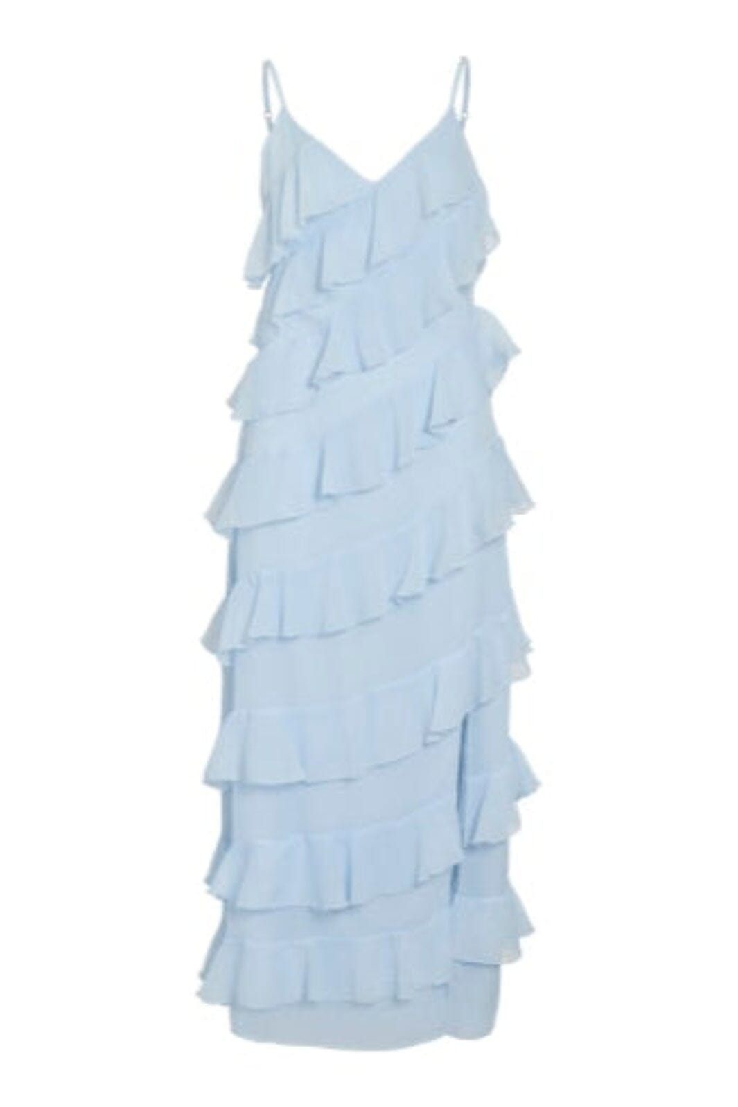 Vila - Viluna Strap Ankle Dress/Ka - 4970430 Cashmere Blue Kjoler 