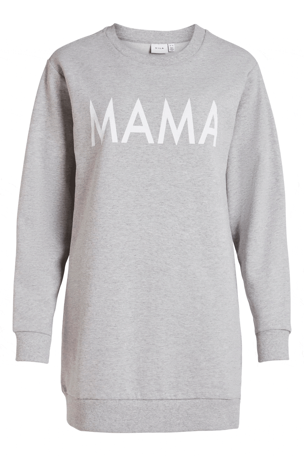 VILA - Vimitta L/S Sweat - Light Grey Melange Sweatshirt 