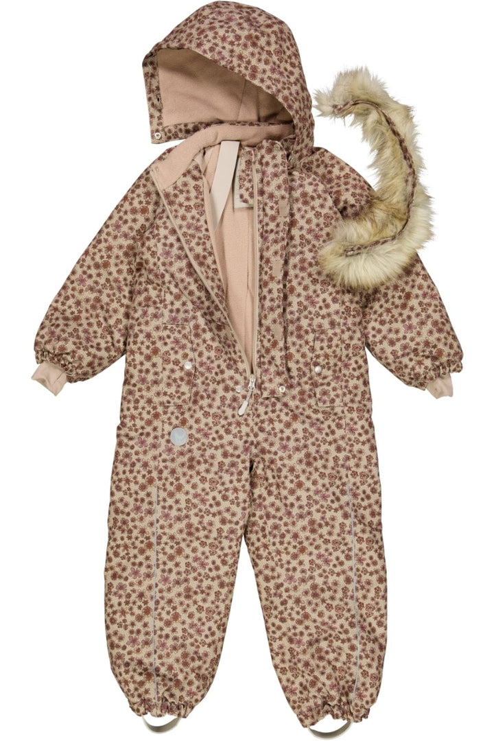 Wheat - Snowsuit Moe Tech - 2254 winter blush flowers Flyverdragter 
