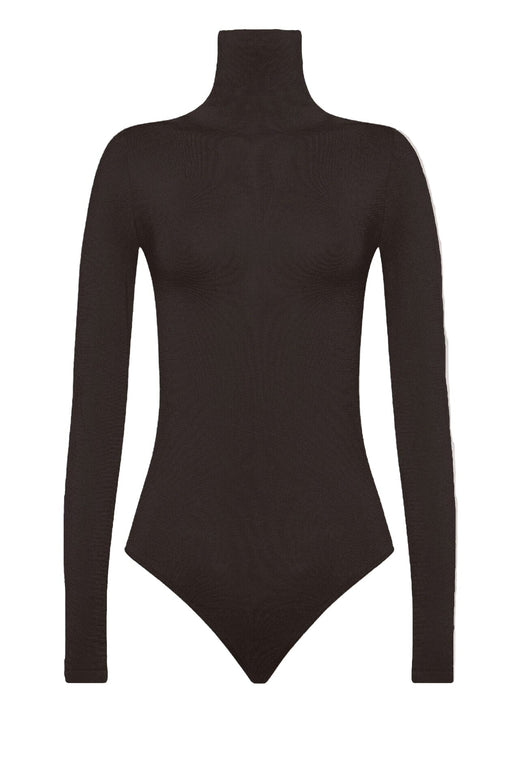 Wolford - Colorado Body75083 - 4870 Dark Wood Bodystockings 