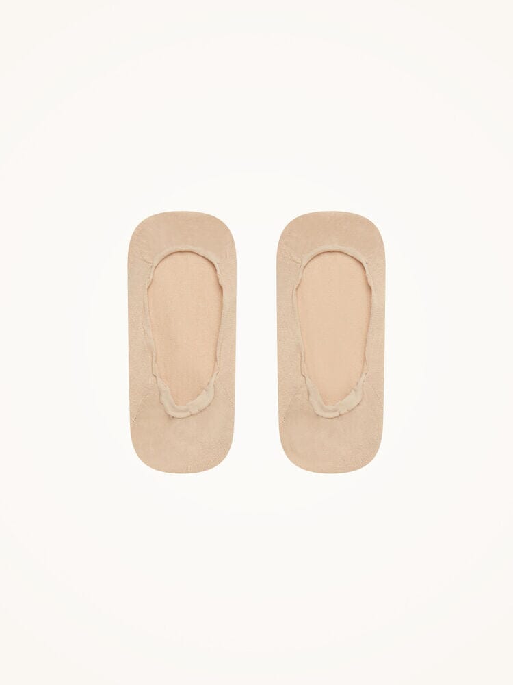 Wolford - Cotton Footsies Socks - Sisal Strømper 