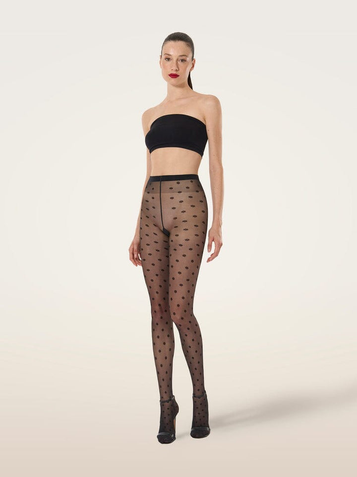 Wolford - Daisy Tights17667 - 9180 Black/black Strømpebukser 