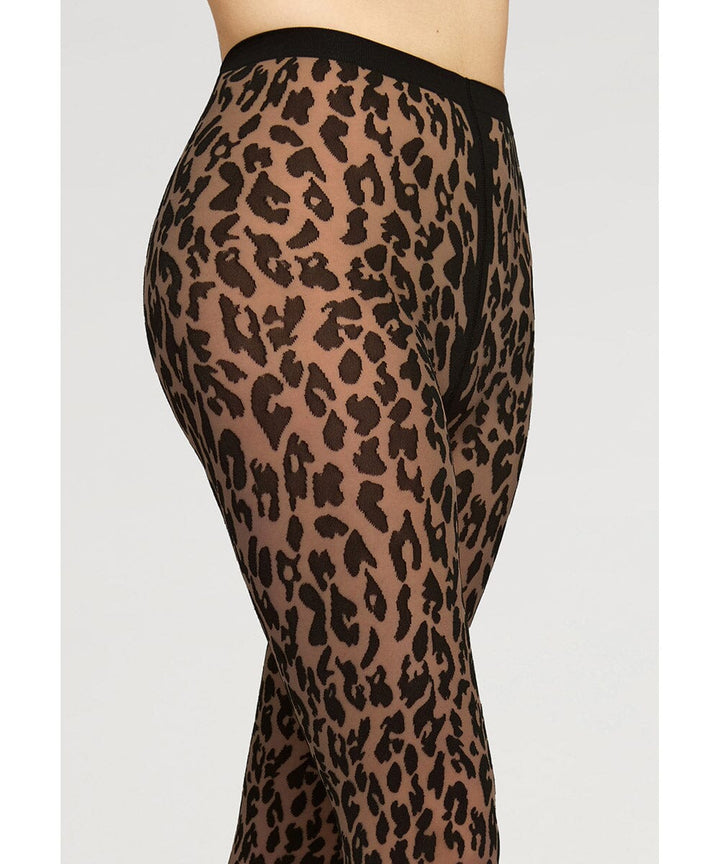 Wolford - Leo Tights14901 - 9180 Black/black Strømpebukser 