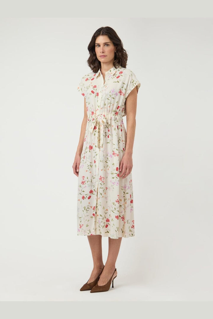 YAS - Yasasina Midi Belt Dress - 4970865 Pristine Botalia