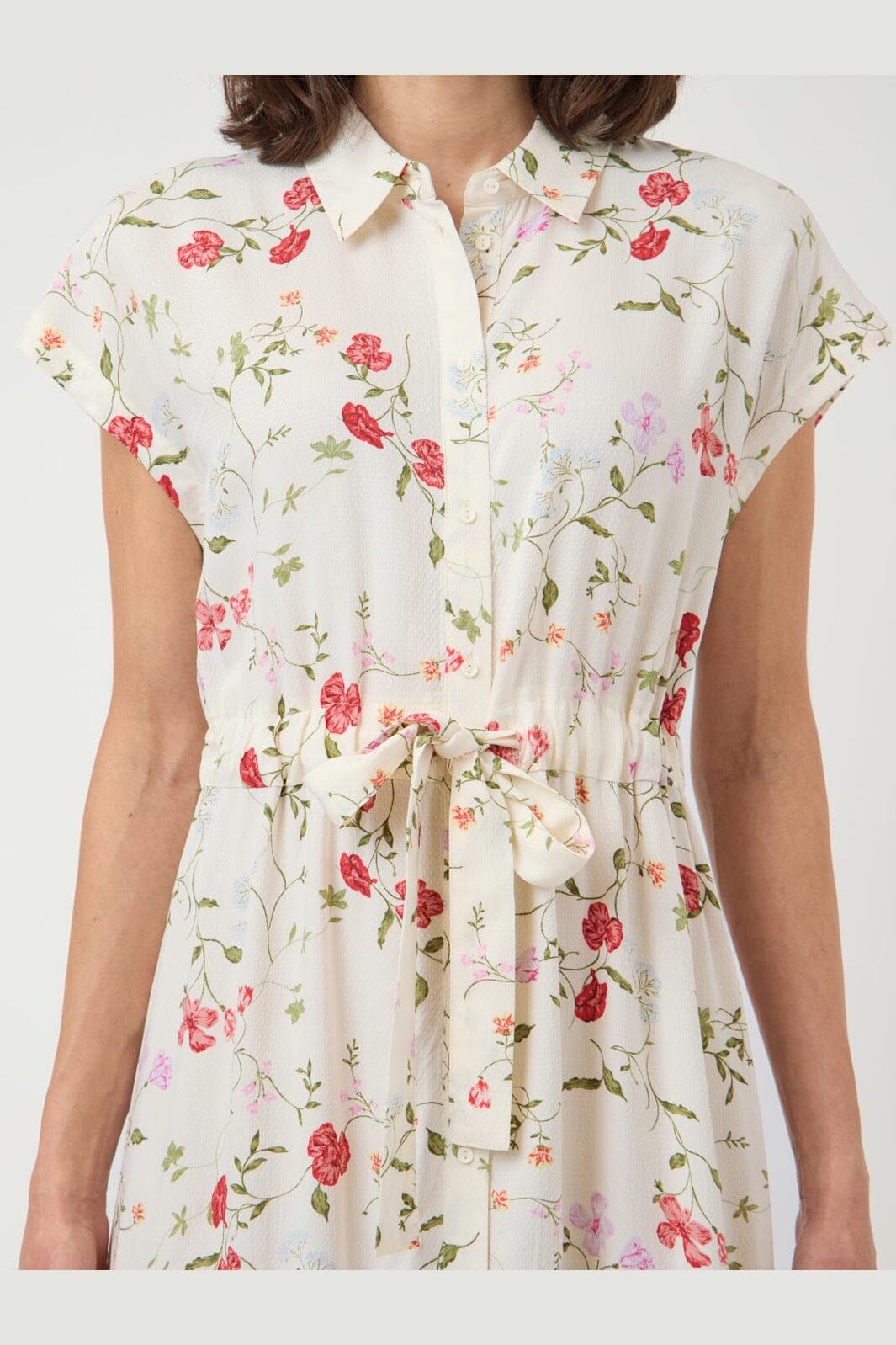 YAS - Yasasina Midi Belt Dress - 4970865 Pristine Botalia