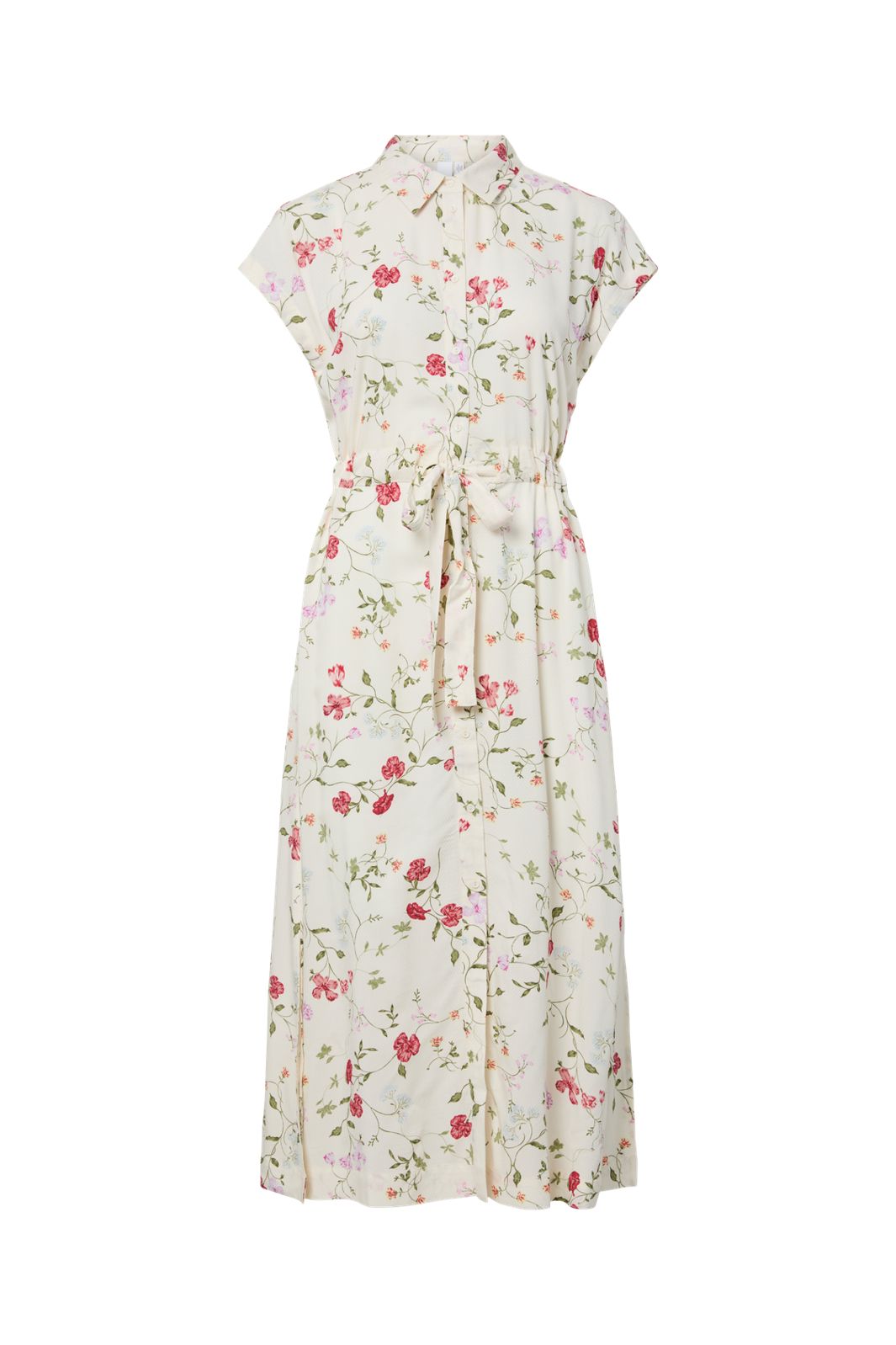 YAS - Yasasina Midi Belt Dress - 4970865 Pristine Botalia