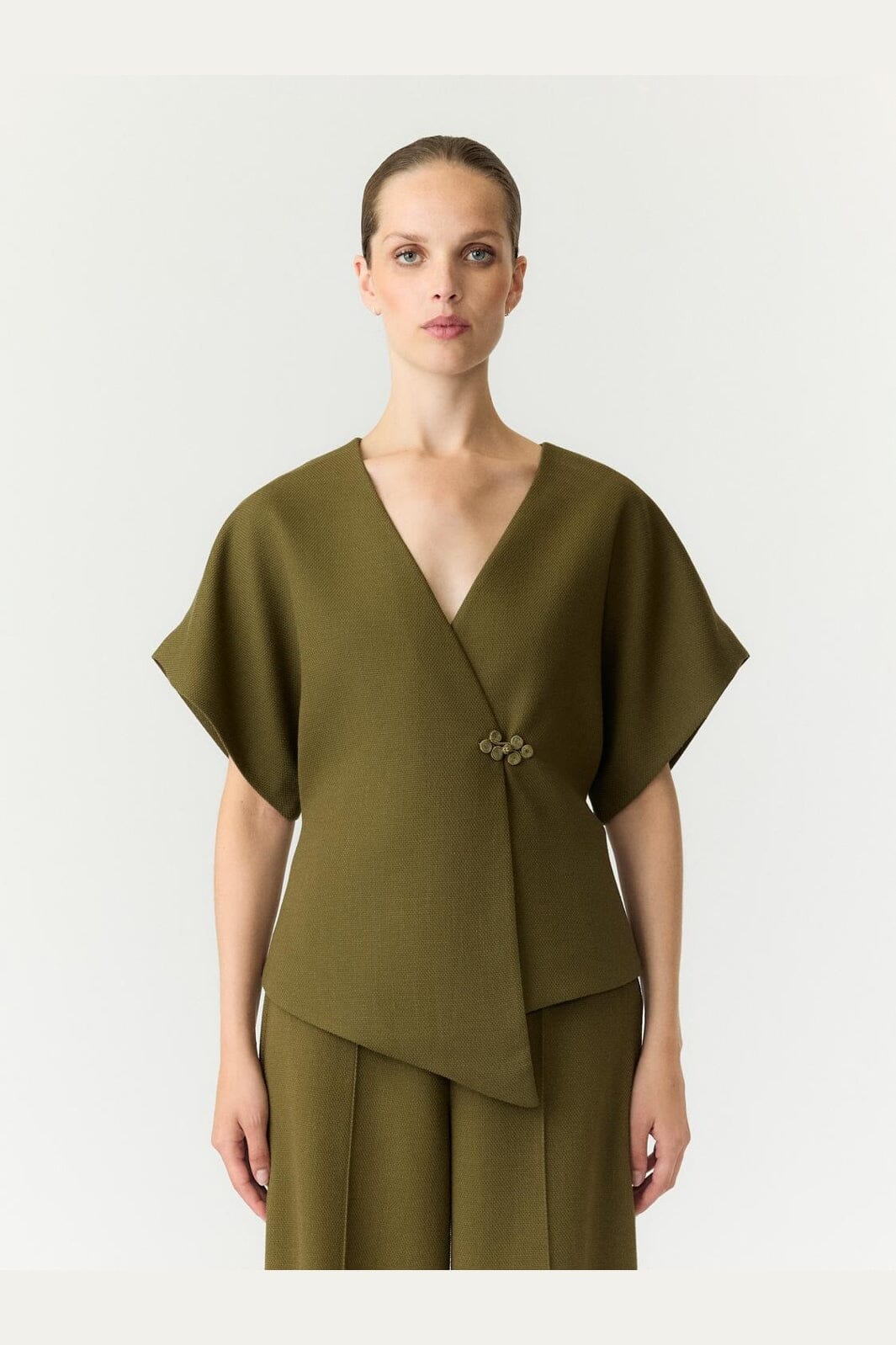 YAS - Yascomira Ss Blazer - 5237993 Dark Olive