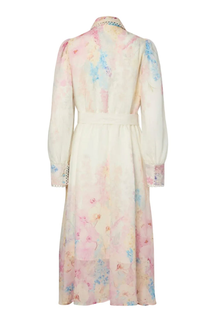 YAS - Yasflorence Ls Long Dress - 4965240 Pristine Florence Aop Kjoler 