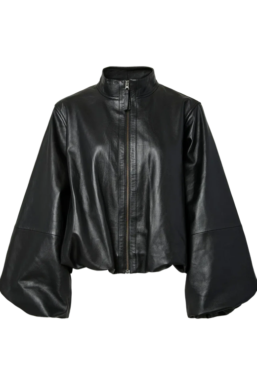 YAS - Yasisabel Leather Jacket - 5105116 Black Jakker 