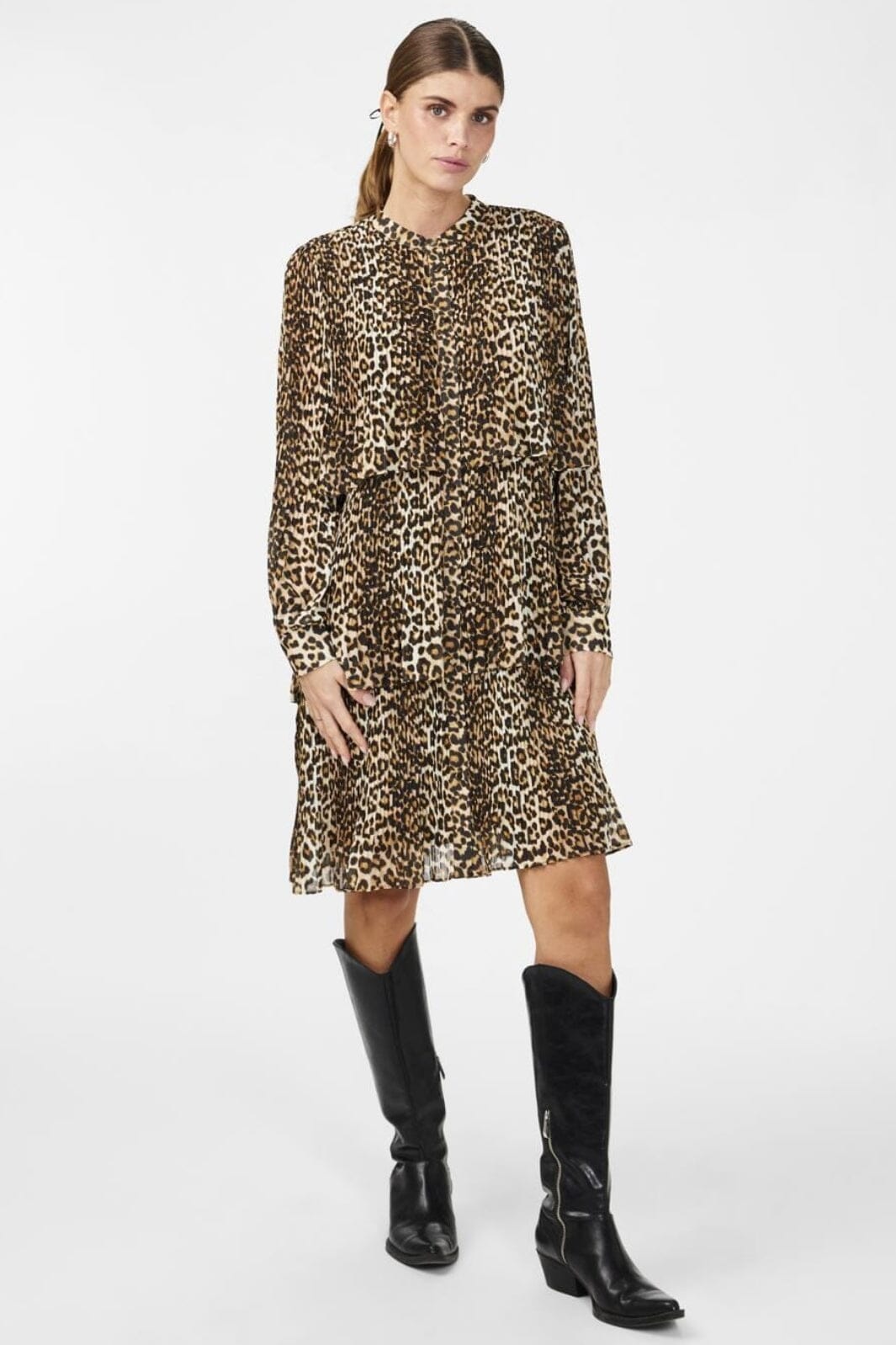 Y.A.S - Yaskalaya Ls Dress - 4568814 Nomad Leopard Print Kjoler 