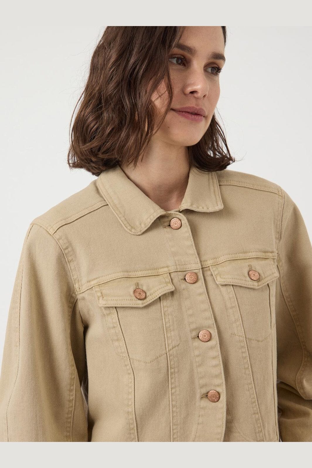 Y.A.S - Yaslua Ls Denim Jacket - 4890599 Incense