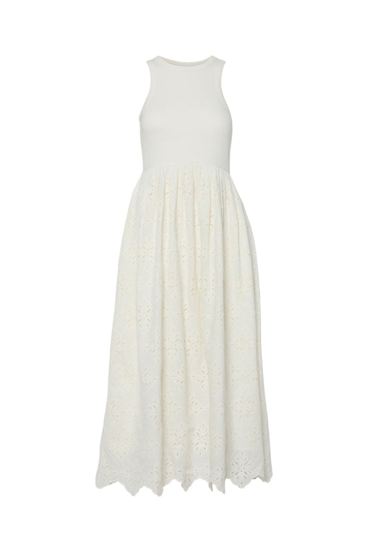 Y.A.S - Yasmiri Sl Long Embroidery Dress - 4849135 Star White