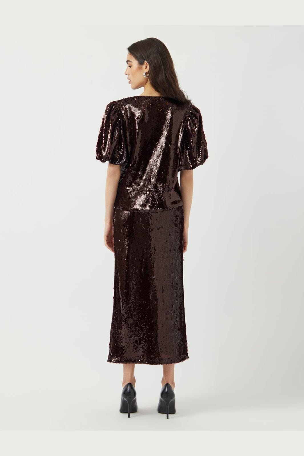 YAS - Yasroyalina 2/4 Sequin Top - 4862794 Port Royale W Sequins