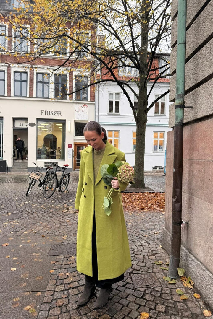 YAS - Yasroyla Ls Wool Blend Long Coat - 5099573 Cardamom Seed Frakker 