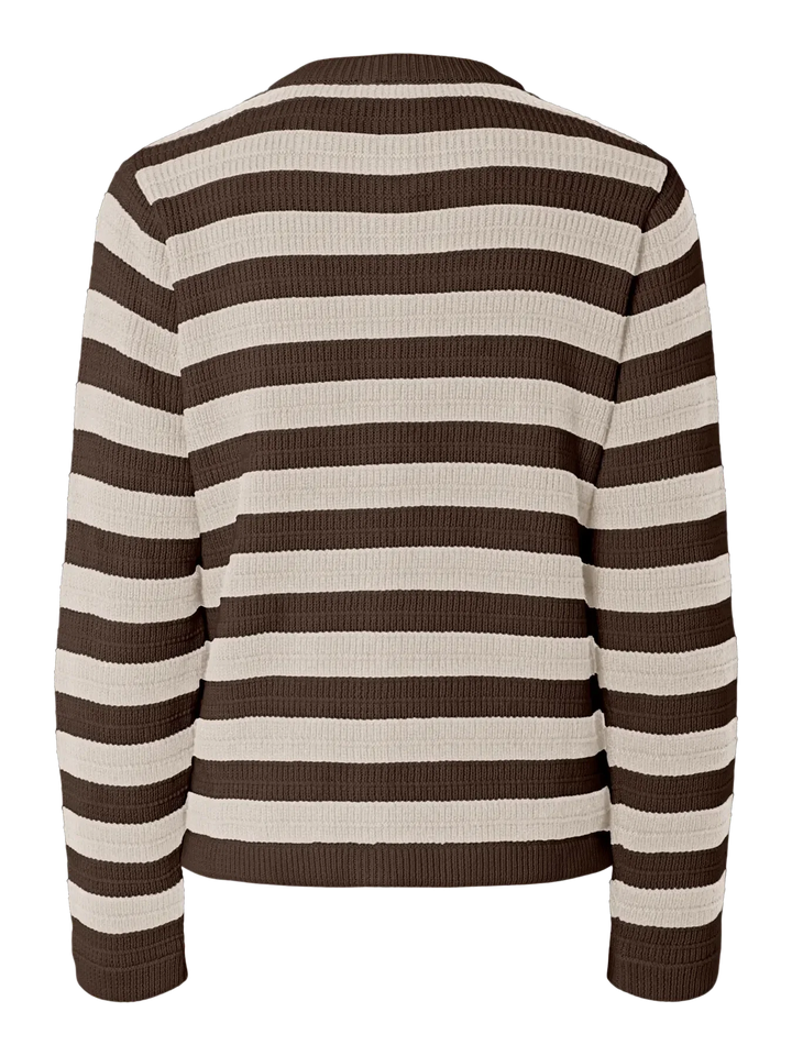 Y.A.S - Yassironi Ls Knit Cardigan - 4961531 Chocolate Brown Cardigans 