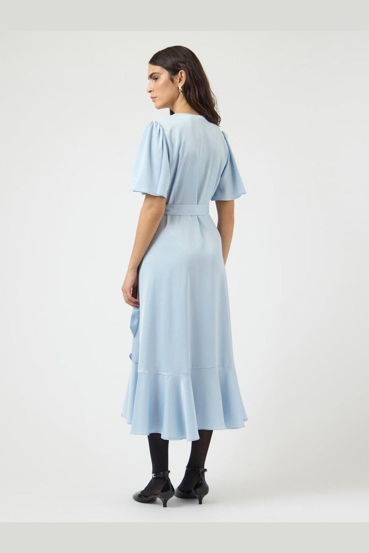 YAS - Yasthea 2/4 Midi Wrap Dress - 4971092 Skyway