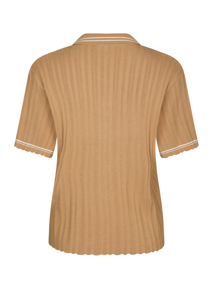 Yellow Lane - Alpha Polo 165405 - 217 - Caramel T-shirts 