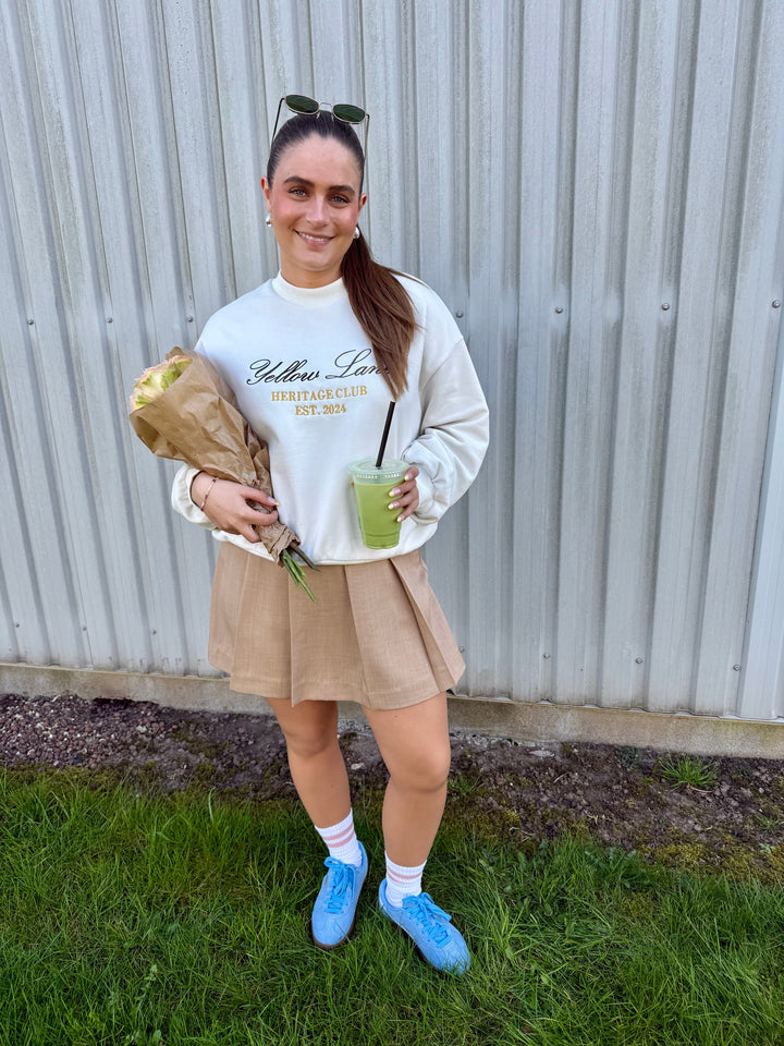 Yellow Lane - Heritage Sweat 165302 - 122 - Creme Sweatshirts 