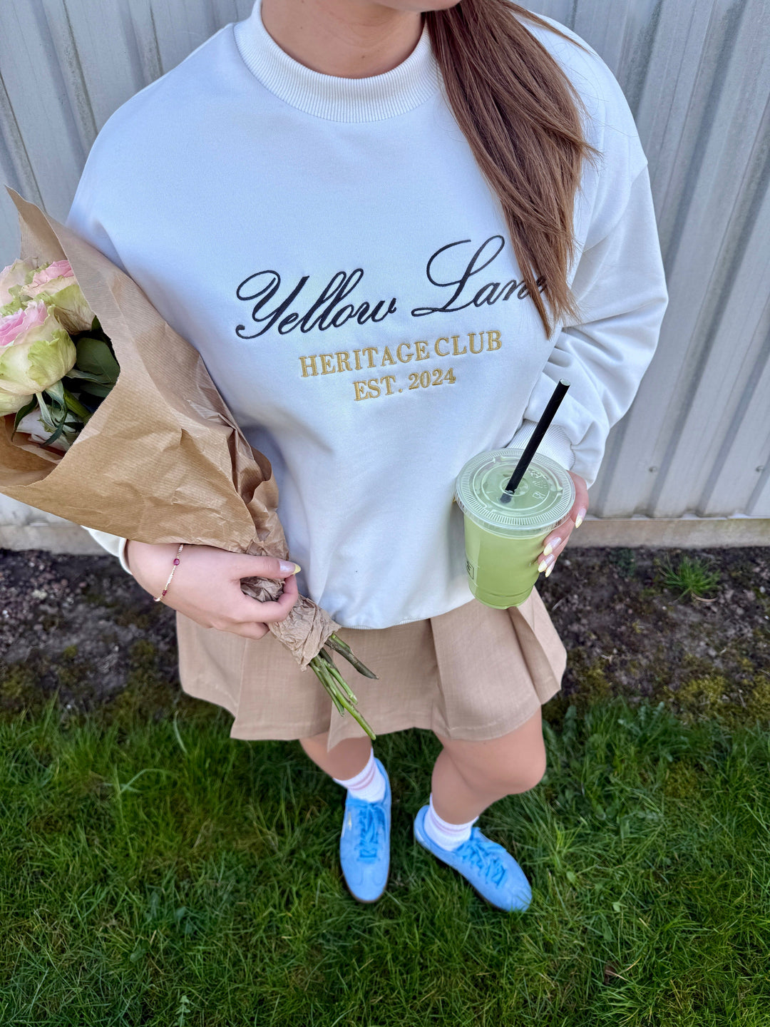 Yellow Lane - Heritage Sweat 165302 - 122 - Creme Sweatshirts 