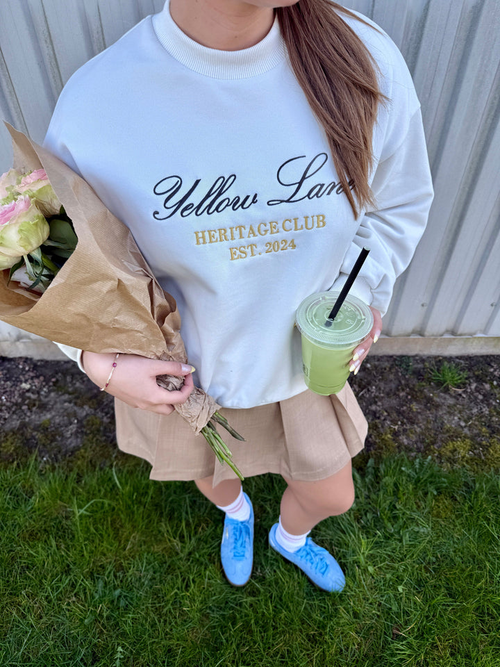 Yellow Lane - Heritage Sweat 165302 - 122 - Creme Sweatshirts 