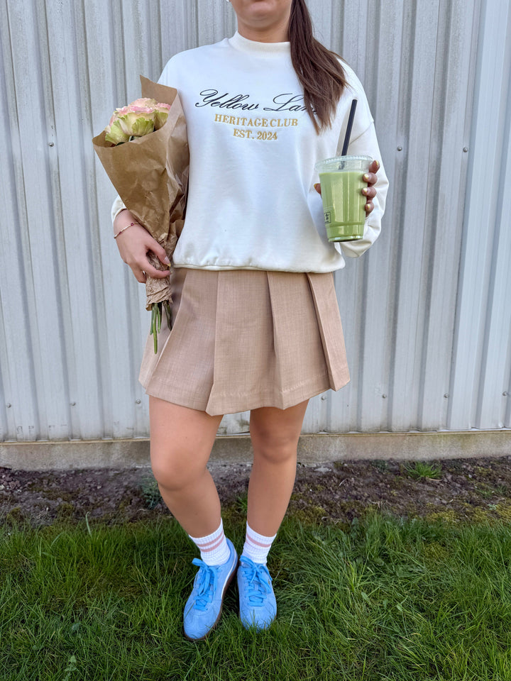 Yellow Lane - Heritage Sweat 165302 - 122 - Creme Sweatshirts 