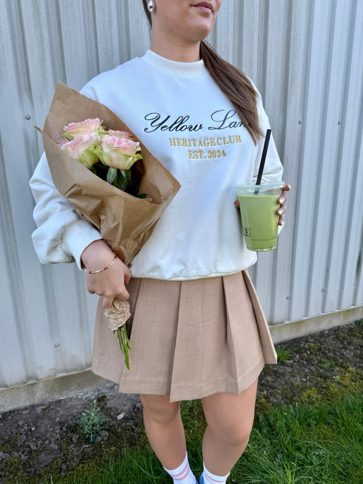 Yellow Lane - Heritage Sweat 165302 - 122 - Creme Sweatshirts 