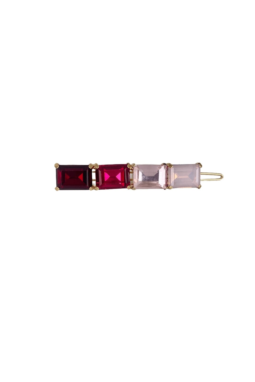 Black Colour - Bcsuri Square Hair Pin - Multi Red Hårspænder 