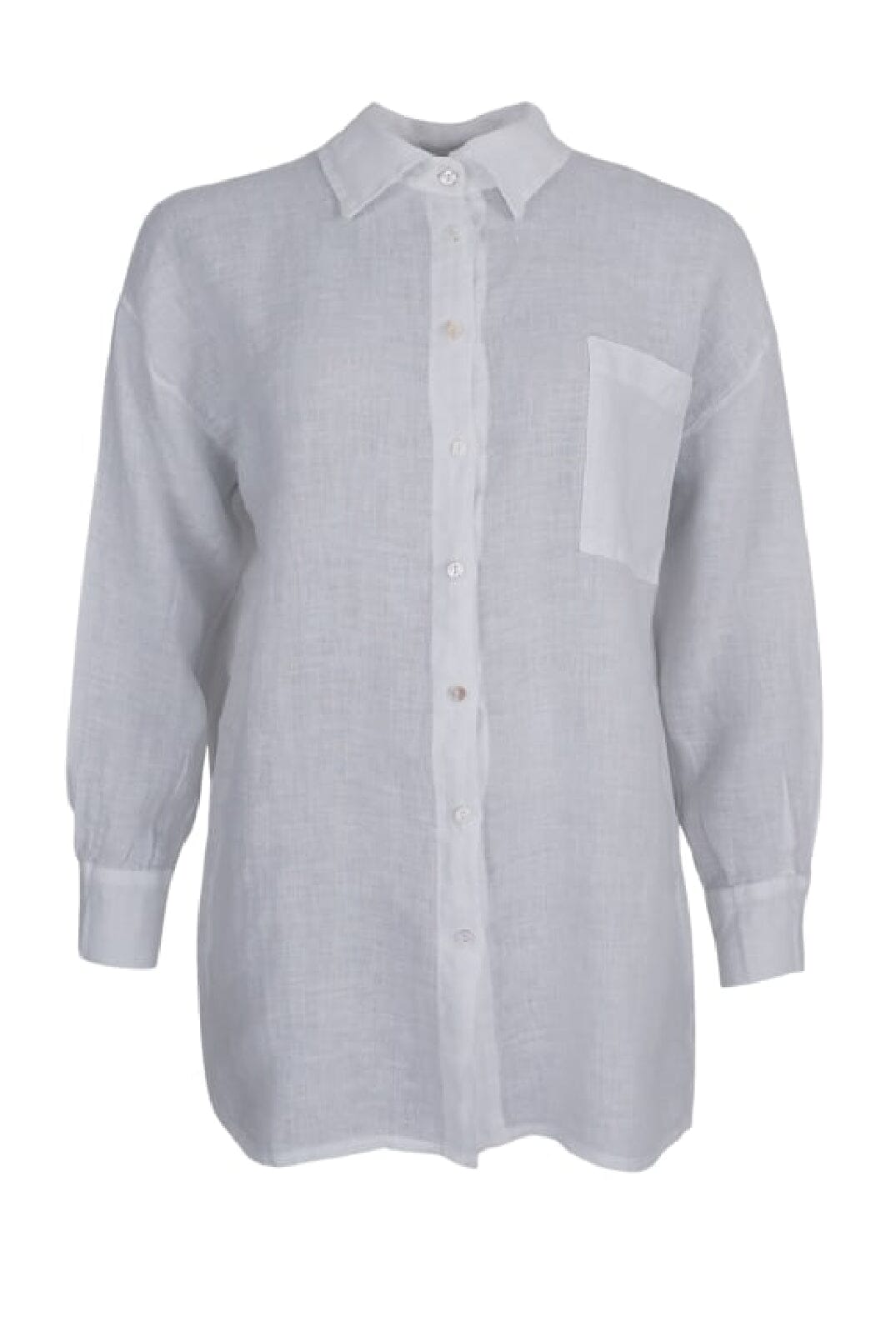 Forudbestilling - Black Colour - Bcmelina L/S Shirt - White - (April) Skjorter 