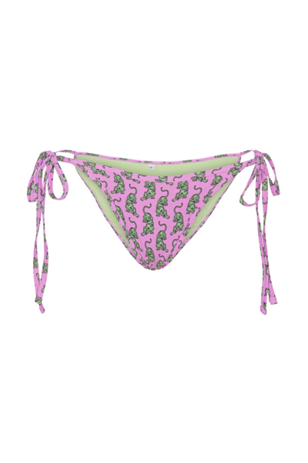 Forudbestilling - Hunkøn - Wilma Bikini Bottom - Pink Sneaking Tiger Art Print (Jan/Feb) Bikinier 