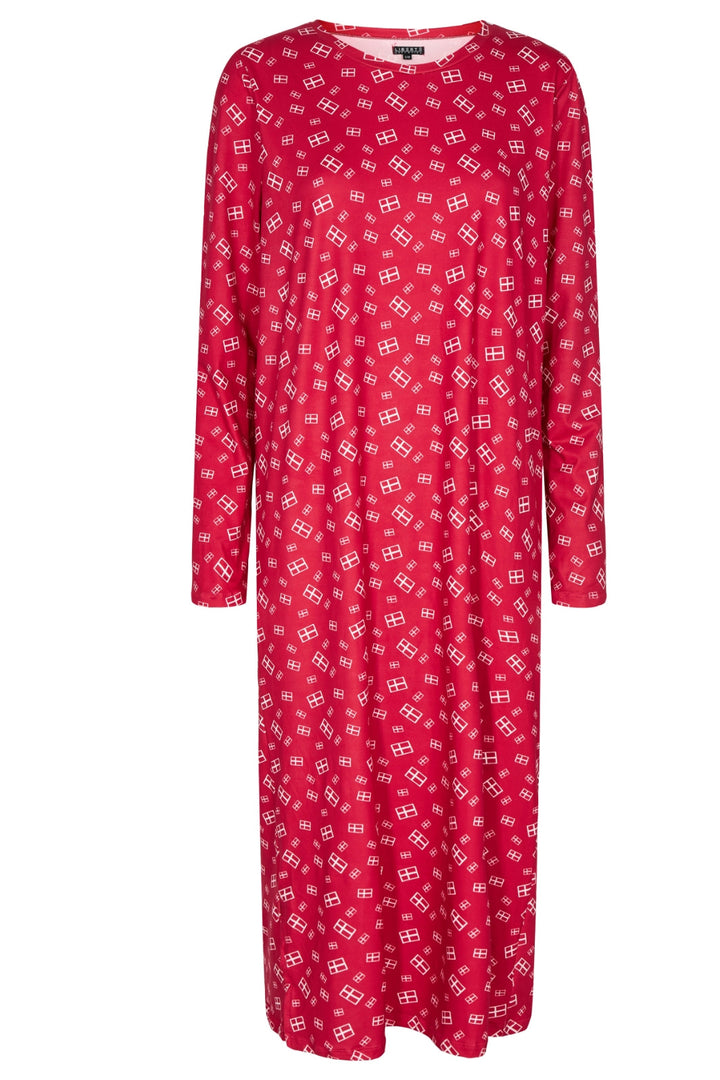 Forudbestilling - Liberte - Alma-Ls-Tshirt-Dress - Dk Print (Oktober) Kjoler 