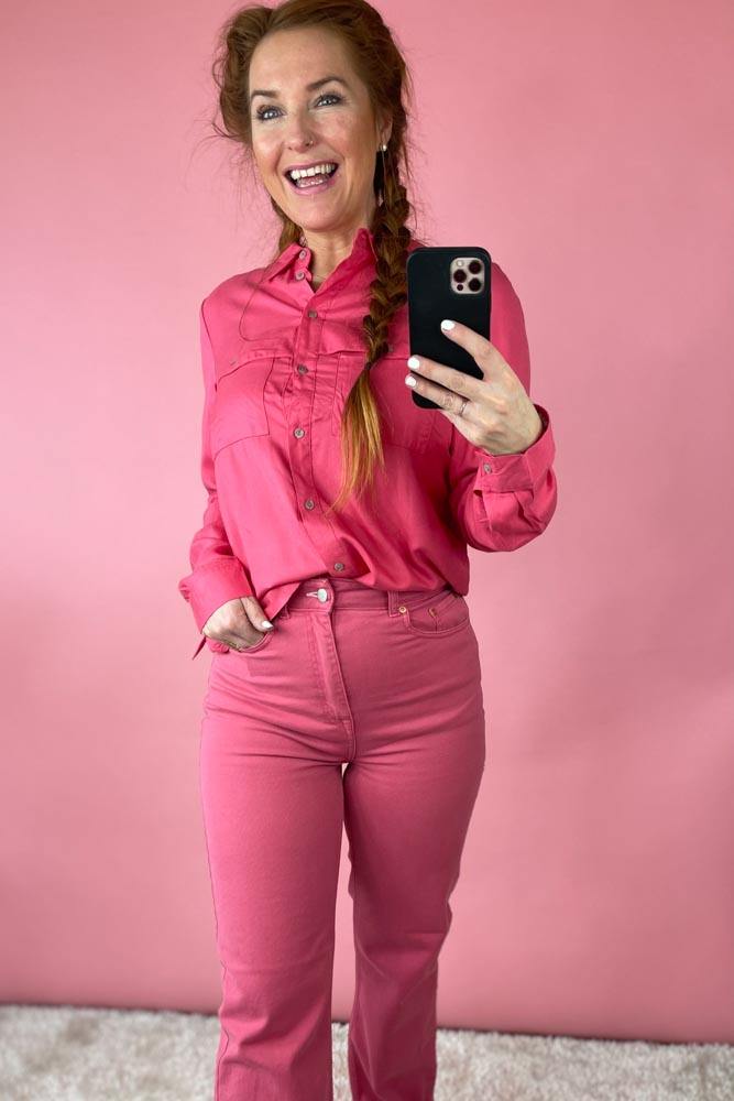 Global Funk - Jaylen G Jeans - Pink Peony Jeans 