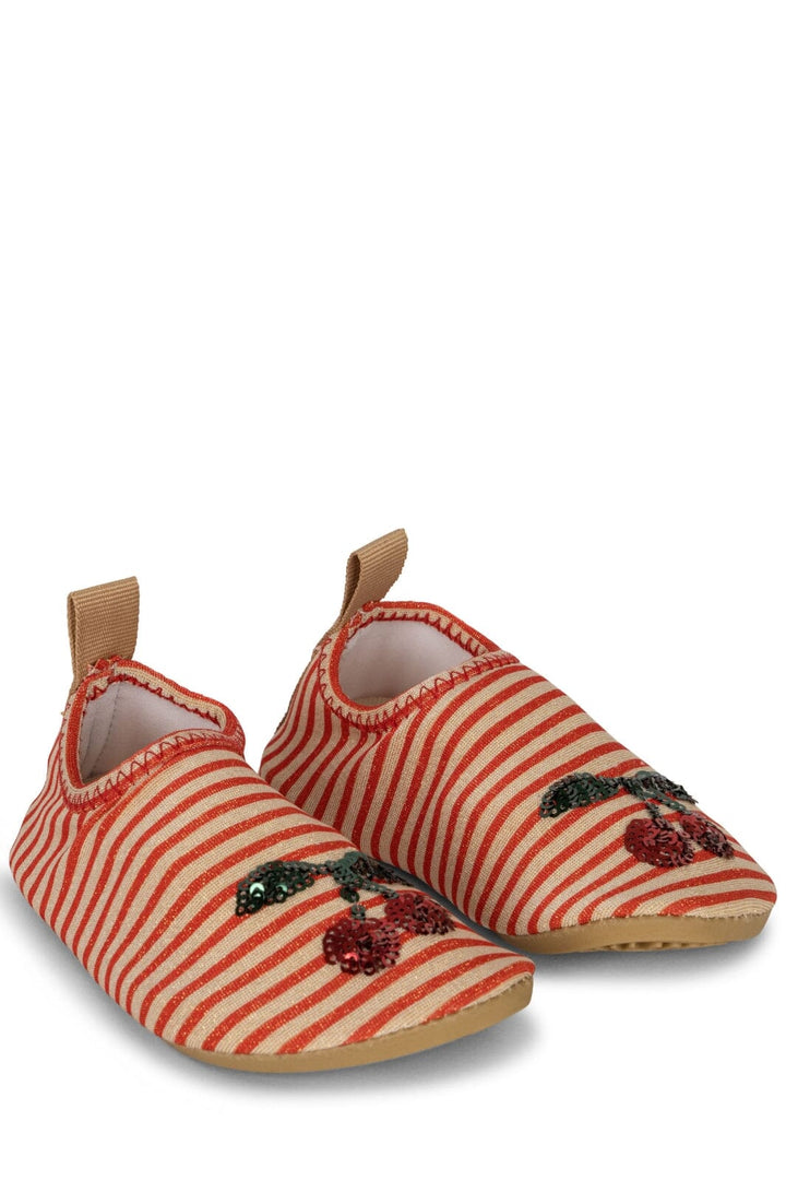 Konges Sløjd - Jade Swim Shoes - Glitter Stripe Badesko 