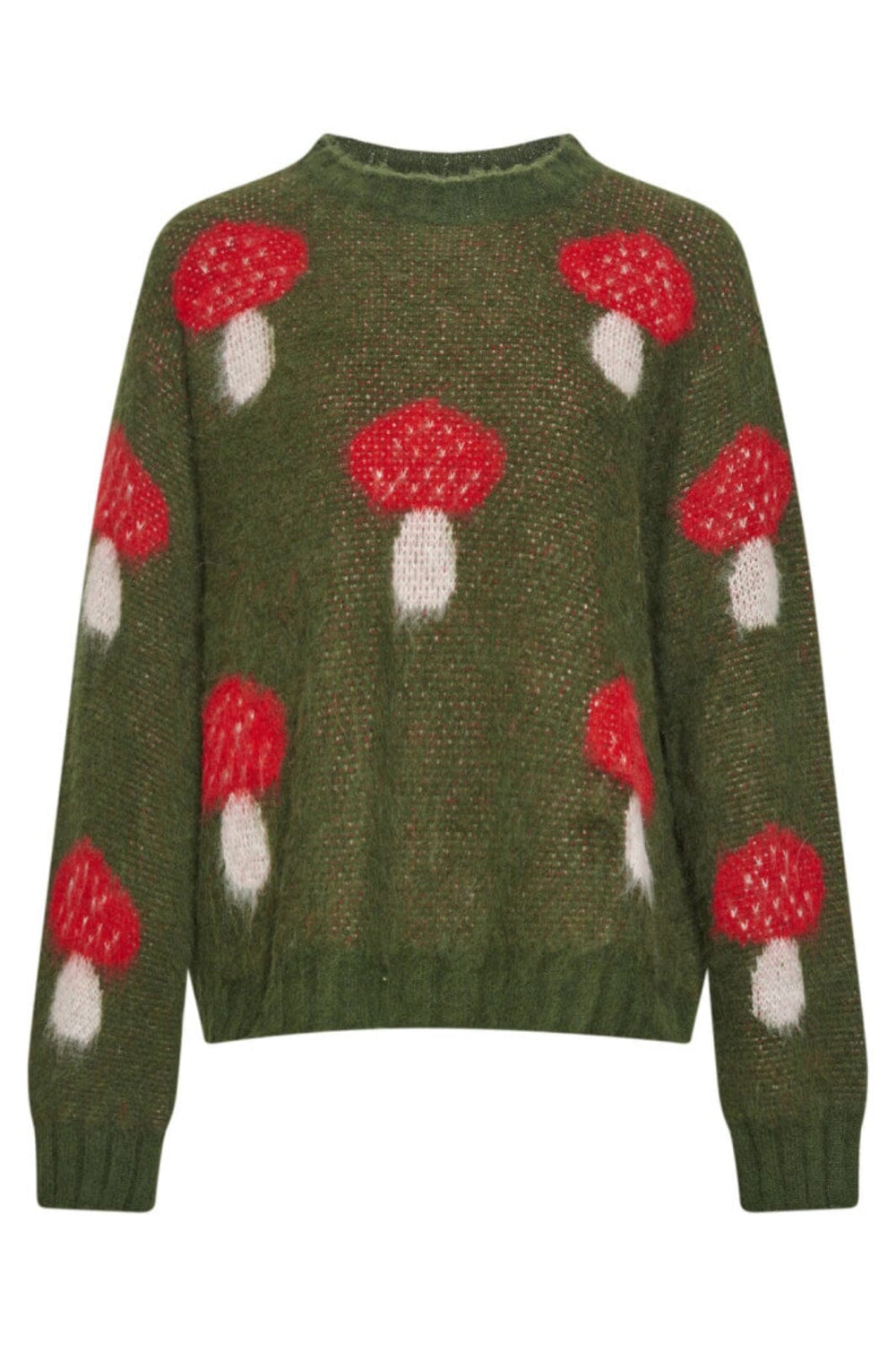 Noella - Lena Knit Sweater - 943 Mushroom Strikbluser 