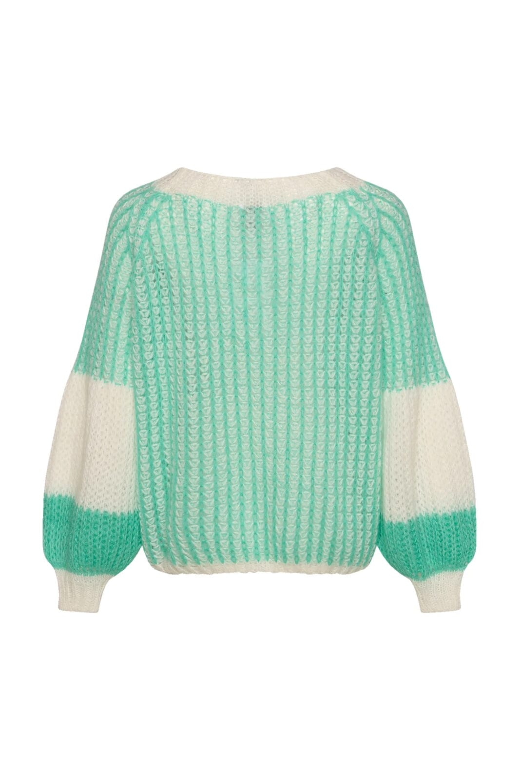 Noella - Liana Knit Sweater - Mint/White 