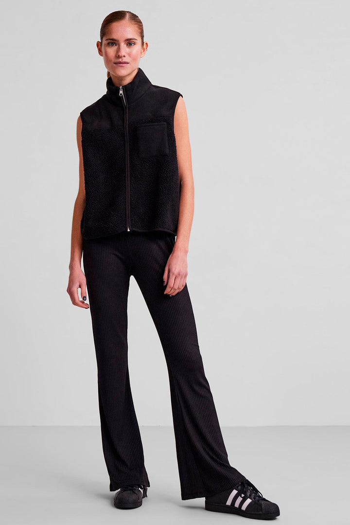 Pieces - Pctoppy Mw Flared Pant - Black 